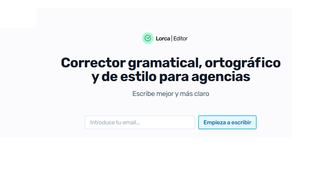 Lorca editor corrector para publicaciones